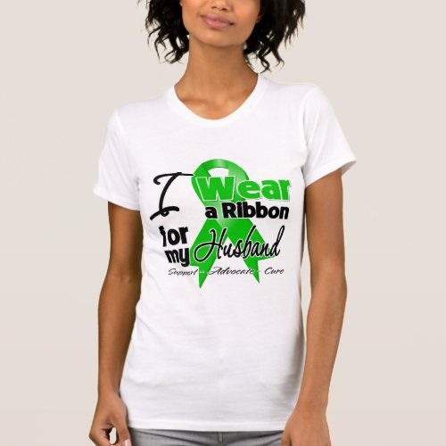 I Wear a Green Ribbon For My Husband T_Shirt