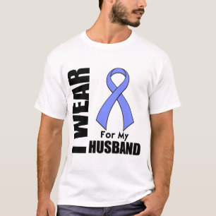 I Wear a Periwinkle Ribbon For My Husband T-Shirt