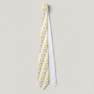 I Wear a Ribbon For My Hero - Childhood Cancer Tie