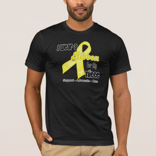 I Wear a Ribbon For My Niece _ Sarcoma T_Shirt