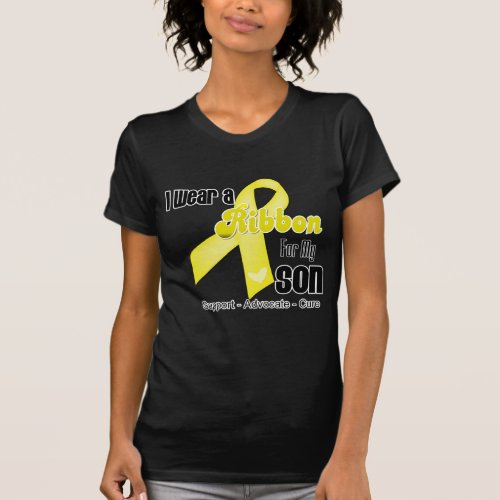 I Wear a Ribbon For My Son _ Sarcoma T_Shirt