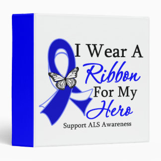 I Wear a Ribbon HERO ALS Disease Binder