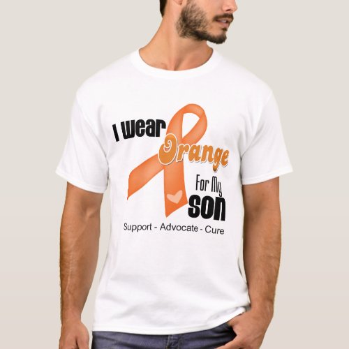 I Wear an Orange Ribbon For My Son T_Shirt