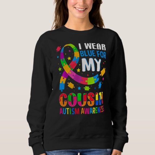 I Wear Awesome Blue Outfit For Support My Awesome  Sweatshirt