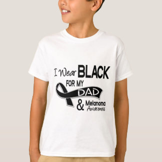 I Wear Black For My Dad 42 Melanoma T-Shirt