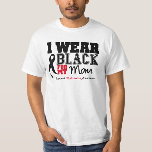 I Wear Black For My Mom T_Shirt