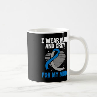 I Wear Blue And Grey For My Mom Diabetes Type 1 1 Coffee Mug