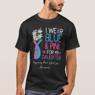 I Wear Blue And Pink Pregnancy Angel Infant Loss A T-Shirt
