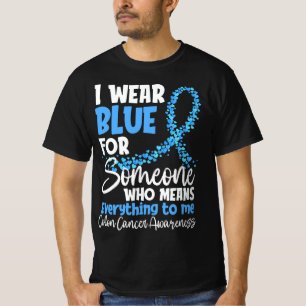 I Wear Blue Colorectal Cancer Colon Cancer Blue T-Shirt
