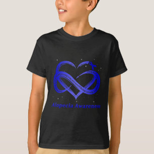 I Wear Blue For Alopecia Awareness Warrior  T-Shirt