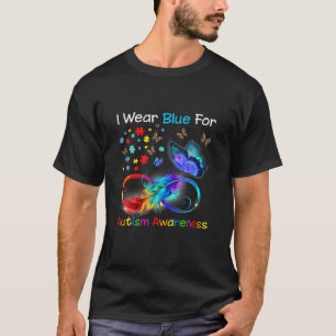 I Wear Blue For Autism Awareness T-Shirt