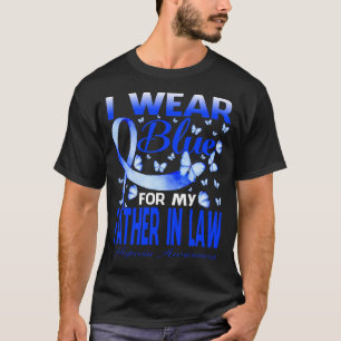 I Wear Blue For My FATHER IN LAW Alopecia Awarenes T-Shirt