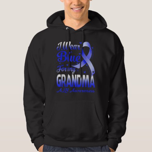 I Wear Blue For My Grandma ALS Awareness Hoodie