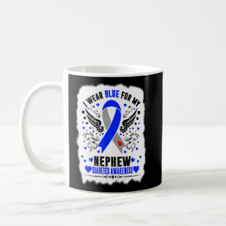I Wear Blue For My Nephew Diabetes Awareness Month Coffee Mug