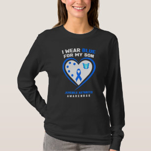 I Wear Blue For My Son Juvenile Arthritis Awarenes T-Shirt