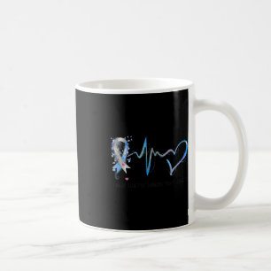I Wear Blue For Someone Fights Diabetes Awareness Coffee Mug