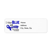 I Wear Blue For Someone Special 42 Colon Cancer Label