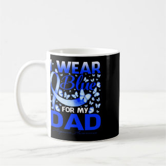 I Wear Bule For My Dad Alopecia Awareness Coffee Mug