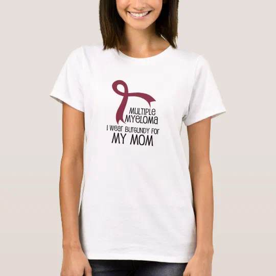 Cancer Awareness Shirt Unbreakable Multiple Myeloma Warrior T Shirt Gift for Women Gift for Mom Wife Burgundy Ribbon Shirt Gift for Her