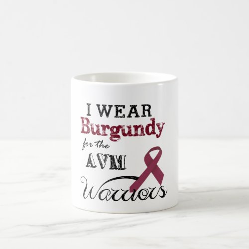 I Wear Burgundy for the AVM Warriors Mug