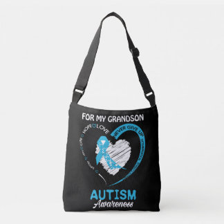 I Wear For My Grandson Autism Crossbody Bag