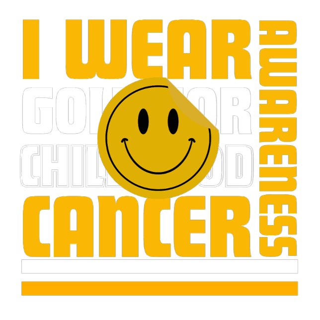 I Wear Gold For Childhood Cancer Awareness T-Shirt (Creator Uploaded)