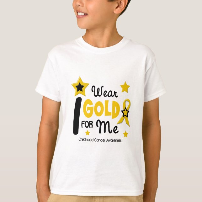 I Wear Gold For Me 12 STAR VERSION T-Shirt (Front)