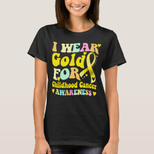 I Wear Gold For My Son Childhood Cancer Awareness T-Shirt