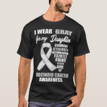 I Wear Gray Carcinoid Cancer Awareness T-Shirt