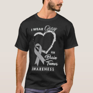 I Wear Gray For Brain Tumor Awareness Pullover