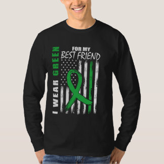 I Wear Green For Best Friend Cerebral Palsy Awaren T-Shirt
