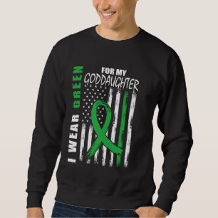I Wear Green For Goddaughter Cerebral Palsy Awaren Sweatshirt