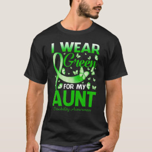 I Wear Green For My Aunt Disability Awareness T-Shirt