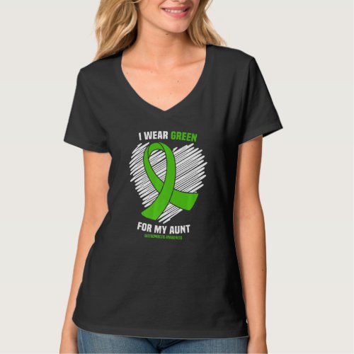 I Wear Green For My Aunt Gastroparesis Awareness  T_Shirt