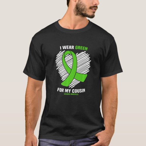 I Wear Green For My Cousin Scoliosis Awareness T_Shirt