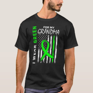 I Wear Green For My Grandma Kidney Disease Awarene T-Shirt