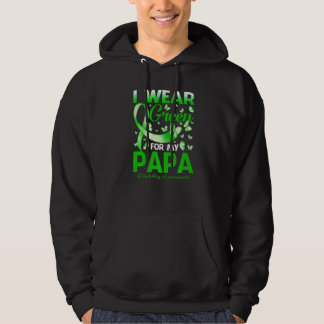I Wear Green For My Papa Disability Awareness Butt Hoodie