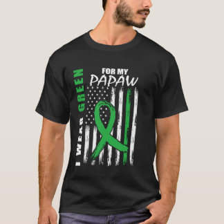 I Wear Green For My Papaw Cerebral Palsy Awareness T-Shirt
