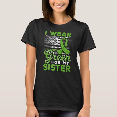 I Wear Green For My Sister Cerebral Palsy Awarenes T_Shirt