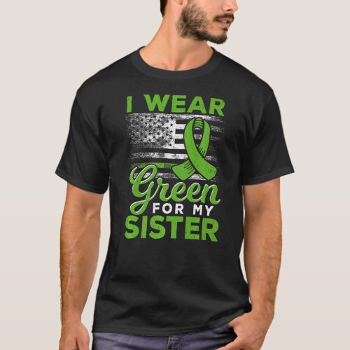 I Wear Green For My Sister Cerebral Palsy Awarenes T_Shirt