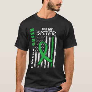 I Wear Green For My Sister Cerebral Palsy Awarenes T-Shirt