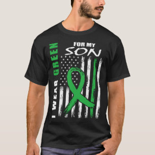 I Wear Green For My Son Kidney Disease Awareness F T-Shirt