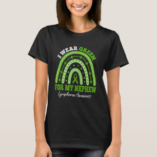 I Wear Green For Nephew Lymphoma Awareness Matchin T-Shirt