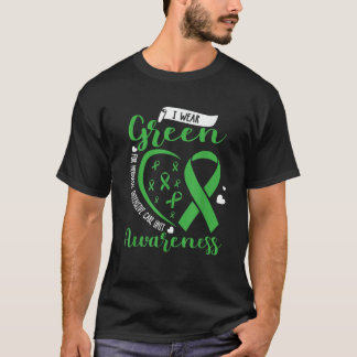 I Wear Green For NICU Awareness Neonatal Intensive T-Shirt
