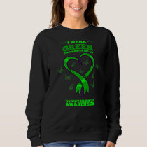 I Wear Green Sister In Law Traumatic Brain Injury  Sweatshirt