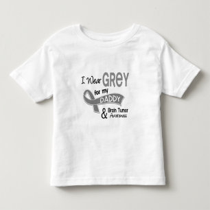 I Wear Grey 42 Daddy Brain Tumor Toddler T-shirt