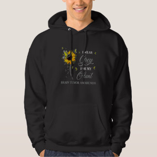 I Wear Grey For My Auntbrain Tumor Awareness Hoodie