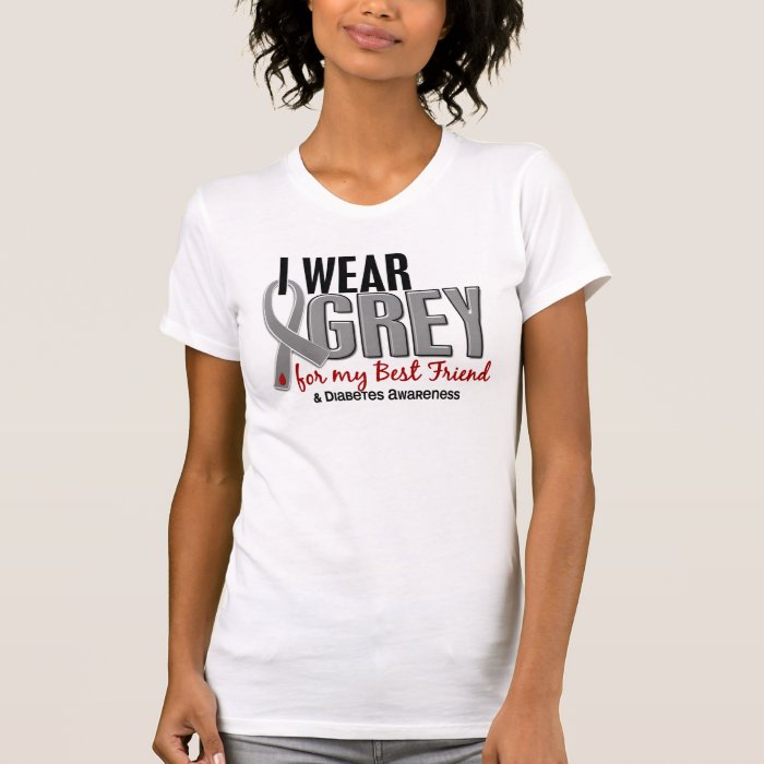 I Wear Grey For My Best Friend 10 Diabetes Shirts