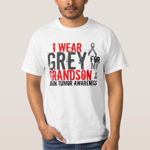 i wear grey for my grandson T_Shirt