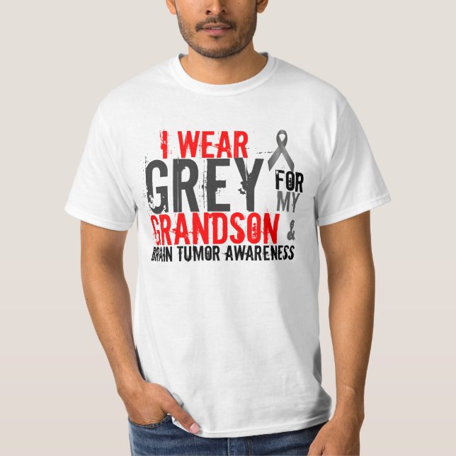 i wear grey for my grandson T-Shirt (Front)